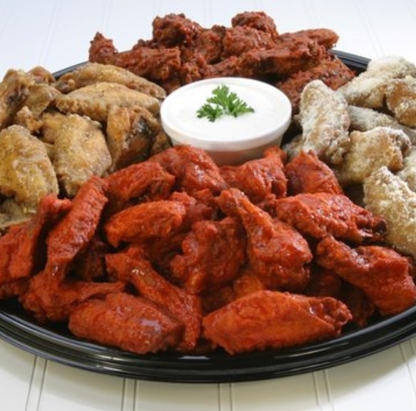 chicken wings platter